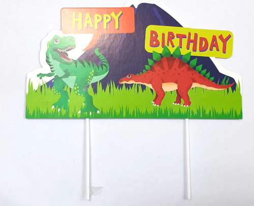Dinosaur Cake Topper Set